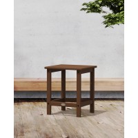 Polywood Ect18Te Long Island 18 Side Table Teak