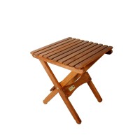 Byer Of Maine - Pangean Folding Wooden Table, Hardwood Portable Table For Deck, Or Camping, Use Indoors Or Outdoors - 18