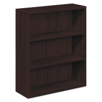 Hon 10500 Series Bookcase, 3 Shelves, 36W X 13-1/8D X 43-3/8H, Mahogany - Bmc-Hon 105533Nn