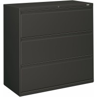 Hon Brigade 800 H893 Lateral File 42 X 18 X 409 3 Drawers Finish Charcoal