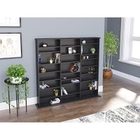 Prepac Triple Width Wall Storage, Black