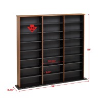 Prepac Triple Width Wall Storage Cherry And Black