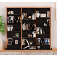 Prepac Triple Width Wall Storage Cherry And Black