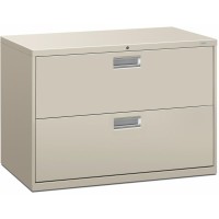 Hon Brigade 600 H692 Lateral File 42 X 18 X 284 2 Drawers Finish Light Gray