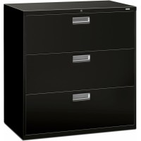 Hon Brigade 600 H693 Lateral File 42 X 18 X 409 3 Drawers Finish Black