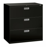 Hon Brigade 600 H693 Lateral File 42 X 18 X 409 3 Drawers Finish Black