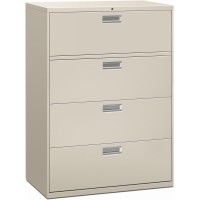 Hon Brigade 600 H694 Lateral File 42 X 18 X 533 4 Drawers Finish Light Gray