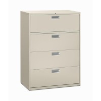 Hon Brigade 600 H694 Lateral File 42 X 18 X 533 4 Drawers Finish Light Gray