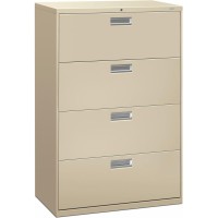 Hon Brigade 600 H684 Lateral File 36 X 18 X 533 4 Drawers Finish Putty