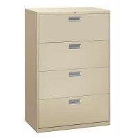 Hon Brigade 600 H684 Lateral File 36 X 18 X 533 4 Drawers Finish Putty