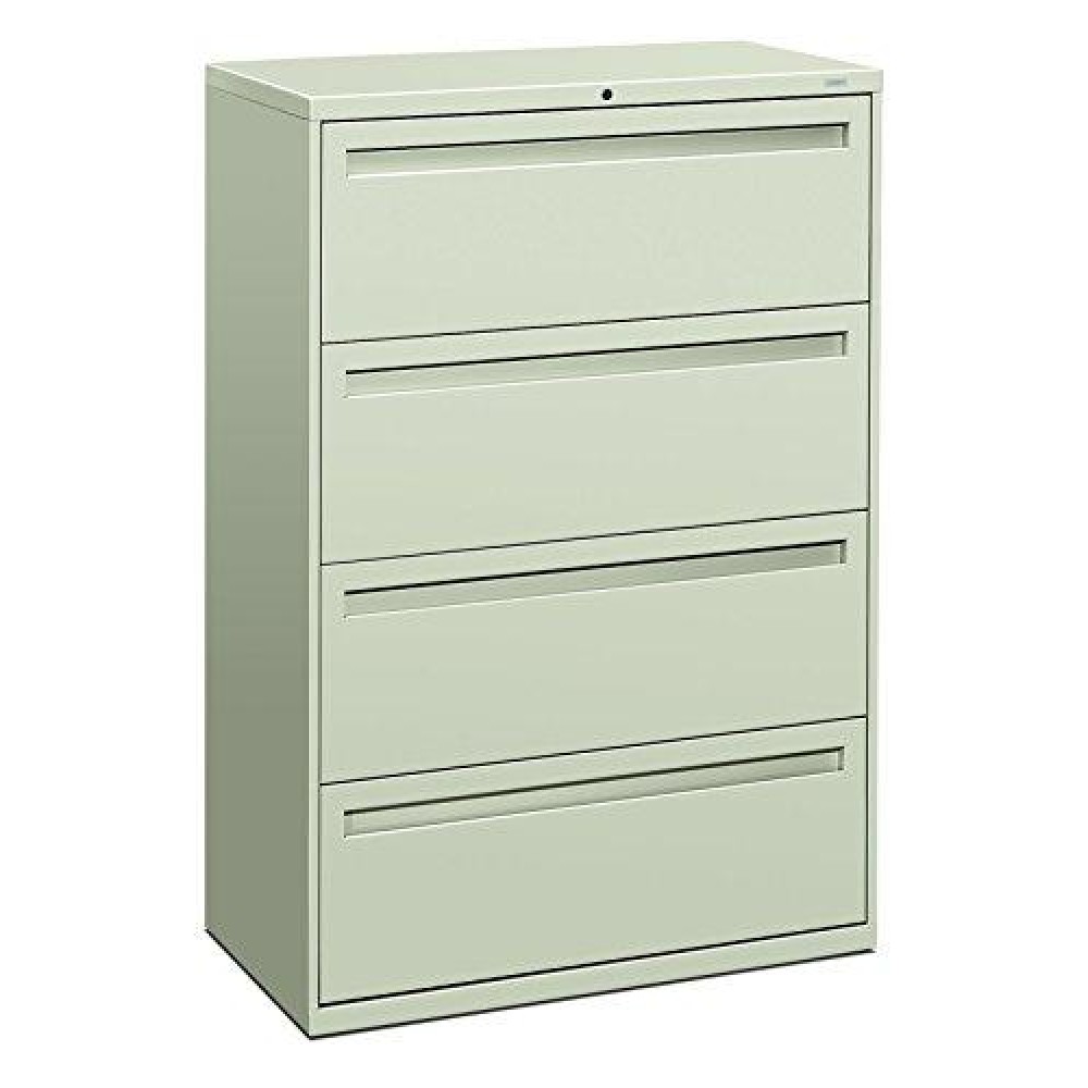 Hon 784Lq 700 Series 36 By 19-1/4-Inch 4-Drawer Lateral File, Light Gray