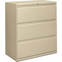 Hon Brigade 800 H883 Lateral File 36 X 18 X 409 3 Drawers Finish Putty