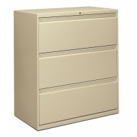 Hon Brigade 800 H883 Lateral File 36 X 18 X 409 3 Drawers Finish Putty