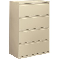 Hon Brigade 800 H884 Lateral File 36 X 18 X 533 4 Drawers Finish Putty