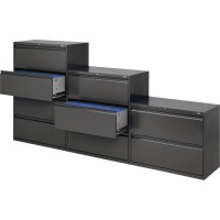 Hon Brigade 800 H884 Lateral File 36 X 18 X 533 4 Drawers Finish Charcoal