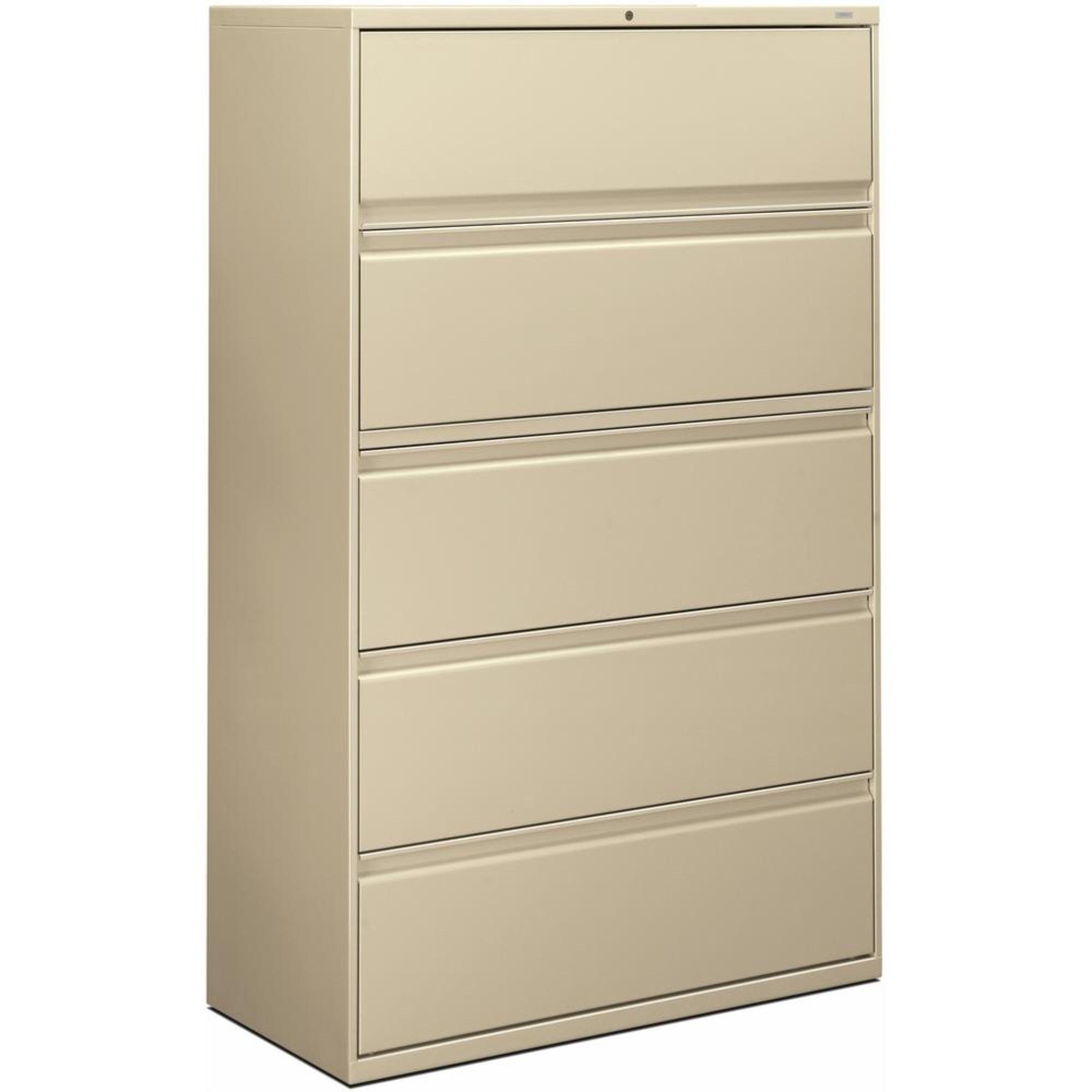 Hon Brigade 800 H895 Lateral File 42 X 18 X 67 5 Drawers Finish Putty