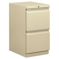 Brigade Mobile Pedestal Left Or Right 2 Lettersize File Drawers Putty 15 X 1988 X 28