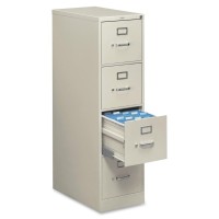 Hon 510 H514 Vertical Column 15 X 25 X 52 4 Drawers Finish Light Gray