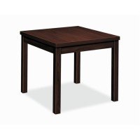 Hon H80192 Corner Desk 24 X 24 X 20 Flat Edge Finish Mahogany