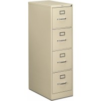 HON 510 H514 Vertical Column 15 x 25 x 52 4 Drawers Finish Putty