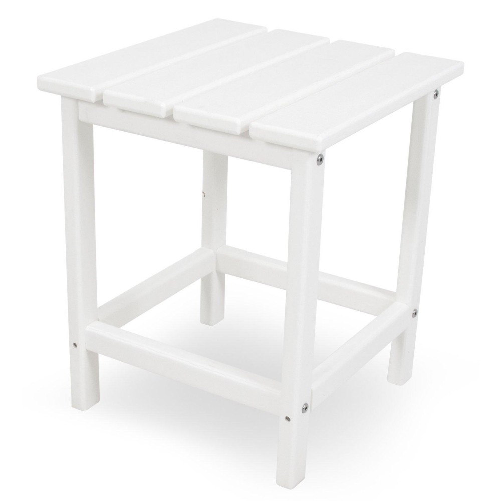 Polywood Ect18Wh Long Island 18 Side Table White