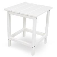 Polywood Ect18Wh Long Island 18 Side Table White