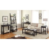 Convenience Concepts American Heritage 1Drawer Hall Table With Shelf Black