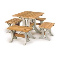 2X4Basics 90182Onlmi Custom Picnic Table Kit, Sand