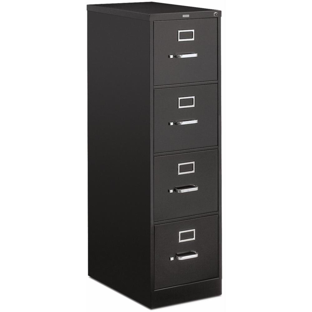 HON 510 H514 Vertical Column 15 x 25 x 52 4 Drawers Finish Black