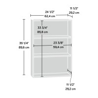 Sauder Beginnings 3 Bookcase/Book Shelf, L: 24.57