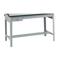 Safco Products Precision Drafting Table Base For Use With 3952, 3953 Table Top, Sold Separately, Gray