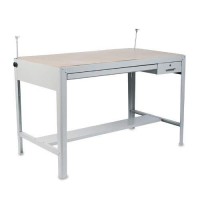 Safco Products Precision Drafting Table Base For Use With 3952, 3953 Table Top, Sold Separately, Gray