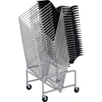 Safco Products 4190Sl Sled Base Stack Chair Cart For Use With Veer And Vy Stack Chairs. Sold Separately, Silver