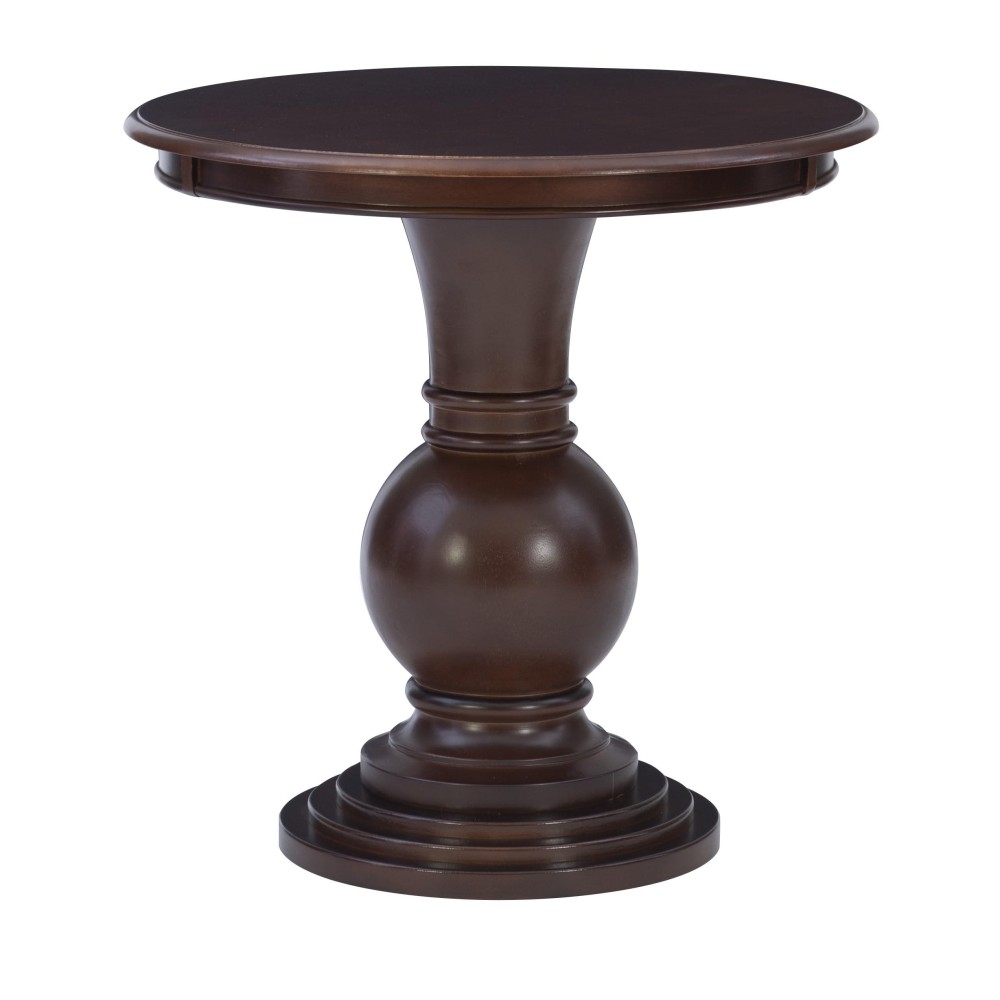 Powell 809-350 Espresso Round Accent Table 26