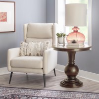 Powell 809-350 Espresso Round Accent Table 26