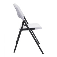Lifetime 42810 Light Commercial Folding Chair (Pack Of 4), White