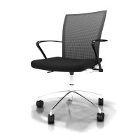 Safco Mayline Group Valore Chair, Black Tsh3Bb 20.5