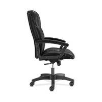 Hon Hvl151.Sb11 Leather Executive Chair - High-Back Computer Chair For Office Desk, Black (Vl151)