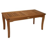 Outdoor Interiors 390070 Eucalyptus Coffee Table