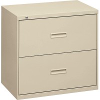 Hon Filing Cabinet - 400 Series Two-Drawer Lateral File Cabinet, 36W X 19-1/4D X 528-3/8H, Putty (434Ll)