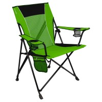 Kijaro Dual Lock Portable Camping Chairs - Enjoy The Outdoors With A Versatile Folding Chair, Sports Chair, Outdoor Chair & Lawn Chair - Dual Lock Feature Locks Position - Ireland Green
