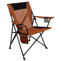 Kijaro Dual Lock Portable Camping Chairs - Enjoy The Outdoors With A Versatile Folding Chair, Sports Chair, Outdoor Chair & Lawn Chair - Dual Lock Feature Locks Position - Victoria Desert Orange