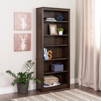 6Shelf Bookcase Espresso