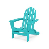POLYWOOD AD5030AR Classic Folding Adirondack Chair, Height: 35.00