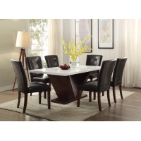 Acme 0 Set Of 2 Dining Side Chair, 40-Inch Height, Brown