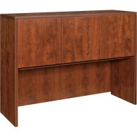 Lorell Essentials Hutch with Doors 473 x 148 x 36 3 Doors Finish Cherry Laminate