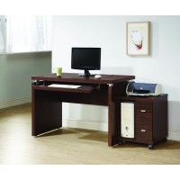 Contemporary Medium Oak Computer Desk