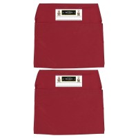 Seat Sack? Small, 12 inch, Chair Pocket, Red, Pack of 2