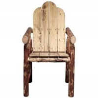 Glacier Country Collection Deck Chair, Exterior Stain Finish