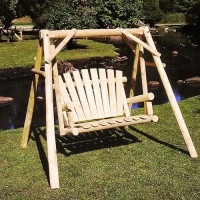 Lakeland Mills A-Frame Porch Swing, 4'